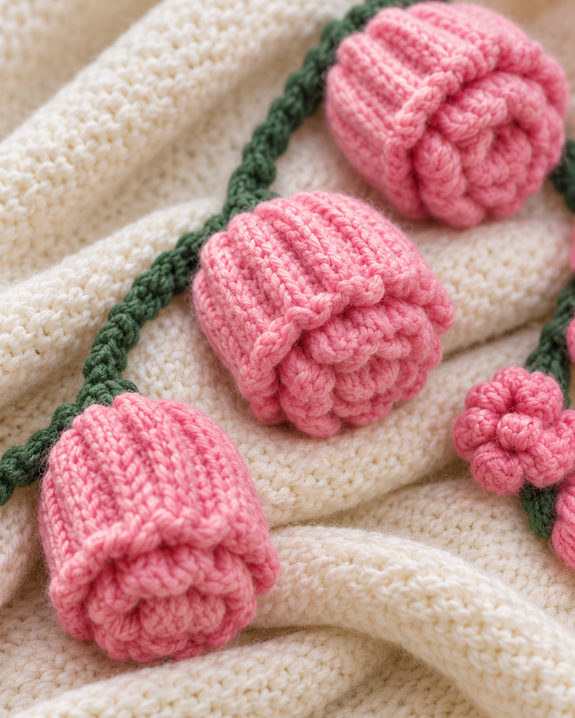 Purl & Posy Bouquet Blanket
