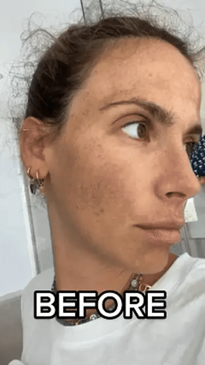 Woman cleansing her face with HAROVAN soap